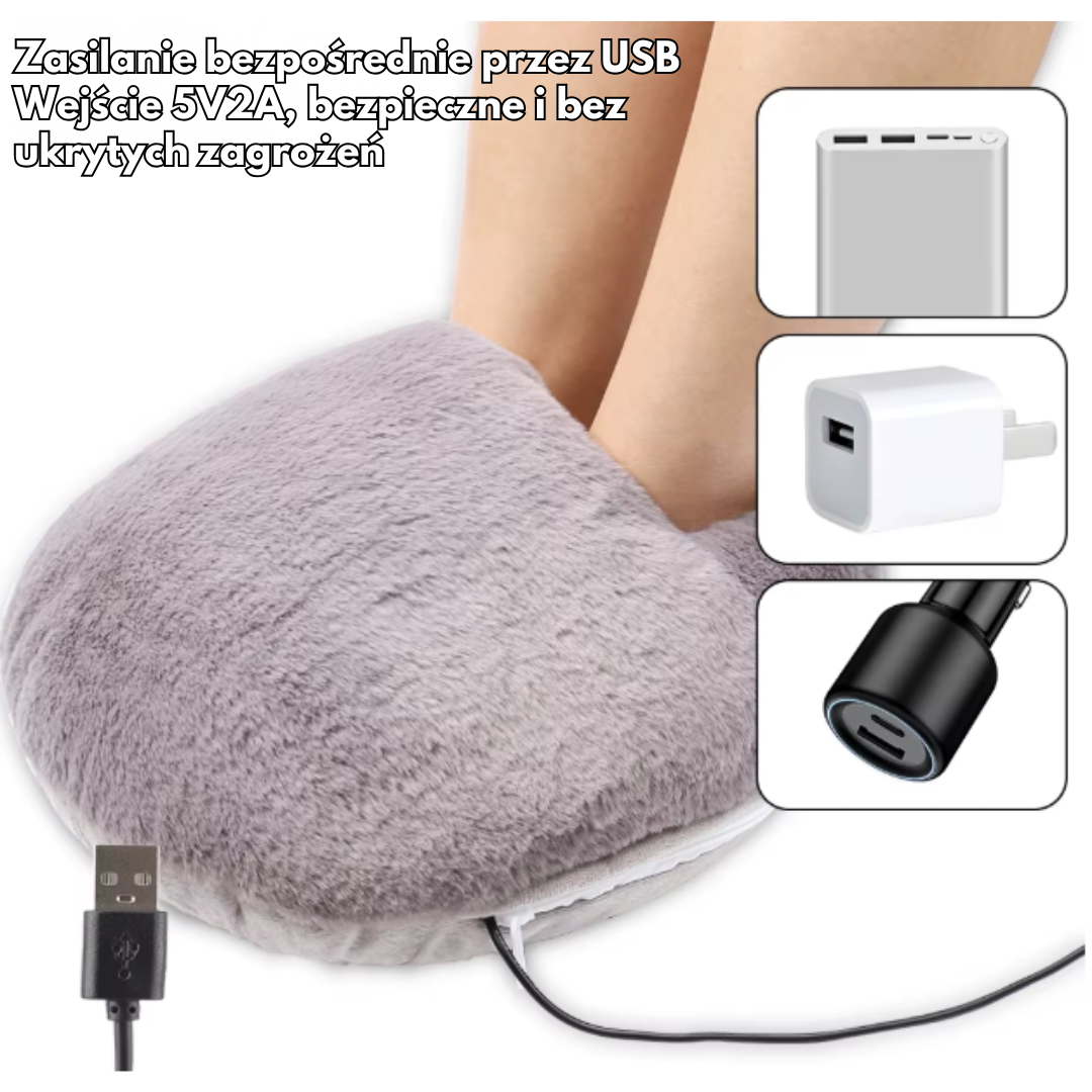 Elektrycznie Podgrzewany Ocieplacz Stóp | CiepłeStopy™