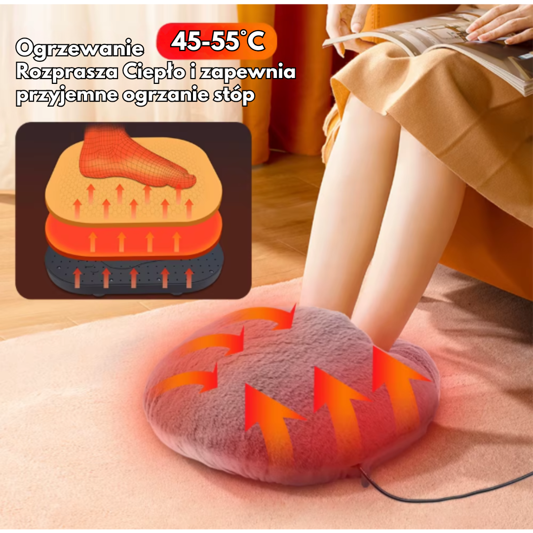 Elektrycznie Podgrzewany Ocieplacz Stóp | CiepłeStopy™